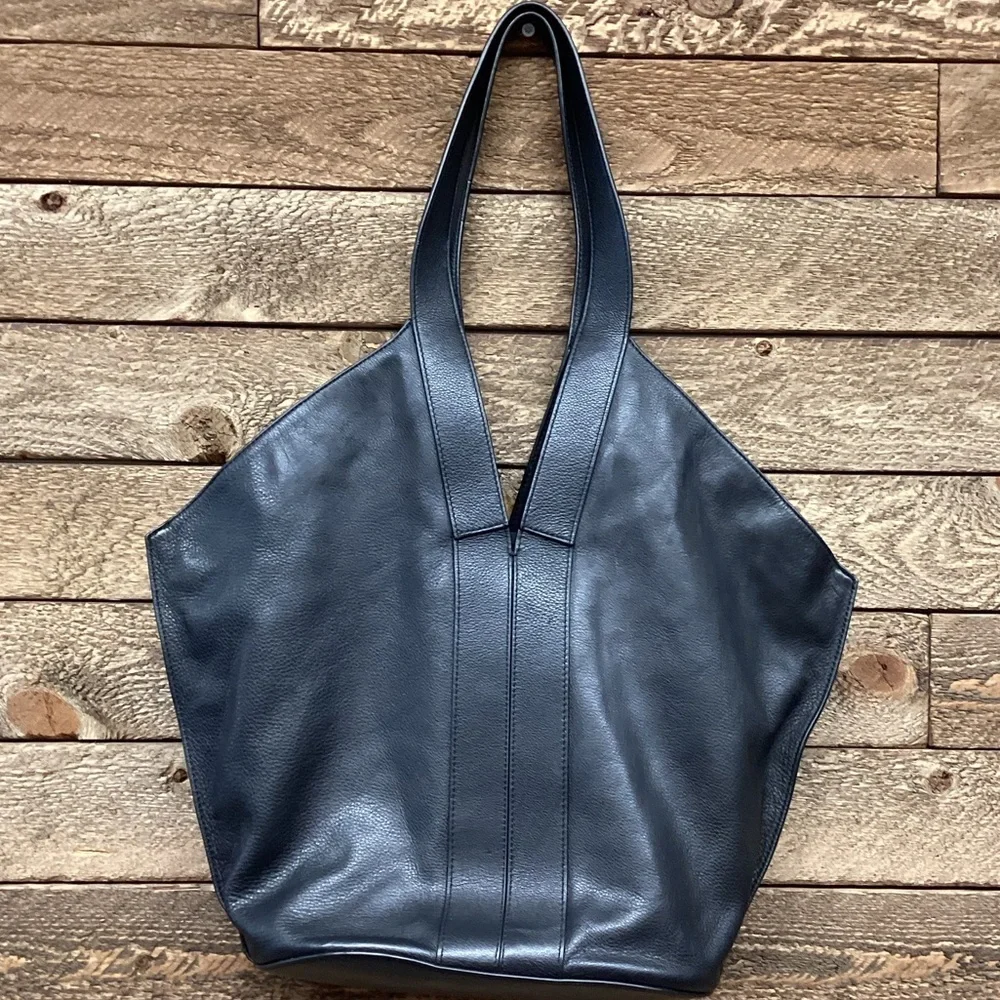 Vince Camuto Black Leather Tote